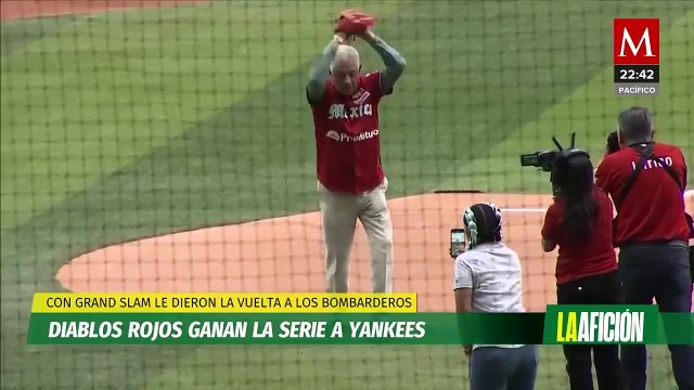 Diablos Rojos vuelven a ganarle a New York Yankees en México