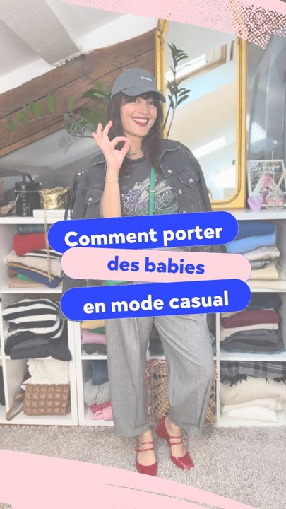 Look du jour avec des babies rouges 