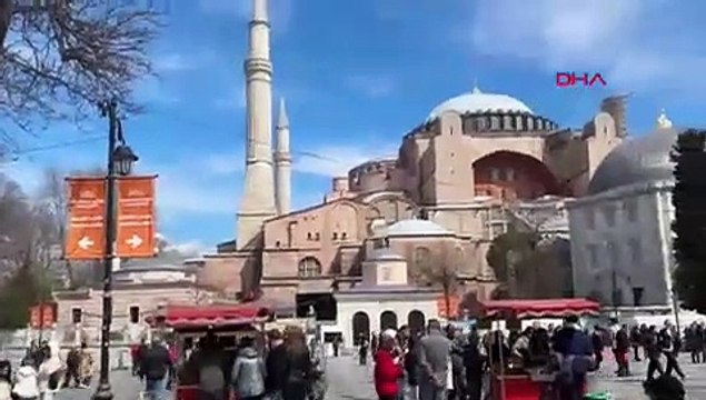 Ayasofya'daki restorasyon çalışmasında yeni aşamaya geçildi