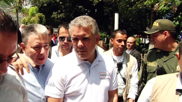 22-05-18 Yo quiero que este pais tenga democracia no la limitemos Ivan Duque frente a comentarios de Claudia Lopez