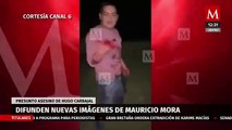 Con manchas de sangre: captan en video a presunto asesino de Hugo Carbajal