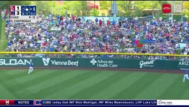 ¡Willson Contreras la saco de jonrón en el Spring Training!