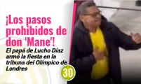 ¡Así se goza la Libertad!: Pillan al papá de Lucho Díaz bailando en el partido de Colombia contra España