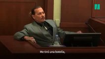 Johnny Depp explica cómo perdió parte de un dedo cuando Amber Heard le lanzó una botella de vodka