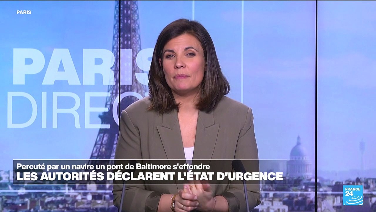 États-Unis : l'état d'urgence déclaré après l'effondrement d'un pont à Baltimore