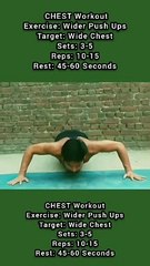 ❌ WIDE GRIP PUSH UPS ✔️ How to grow CHEST fast at Home? #heermlgangaputra #naturalbodybuilding