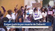 Marchan por Debanhi y desaparecidas de NL afuera de motel Nueva Castilla