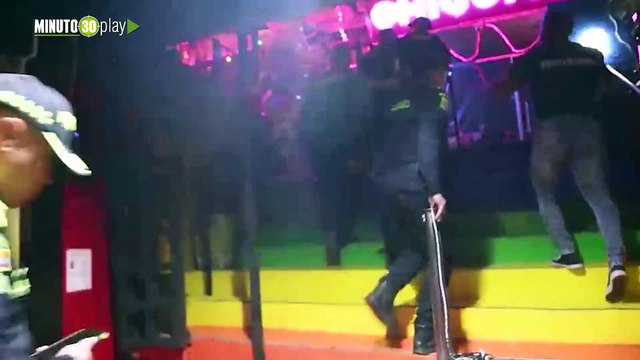 24 armas blancas incautadas en la intervención de la Policía Nacional en la comuna 14