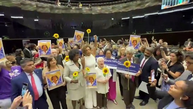 Sessão solene em homenagem à Marielle Franco e a Anderson Gomes