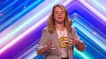 BGT 2022 - La comediante de 14 años Eva Abley no deja que la parálisis cerebral la deprima | BGTeaser
