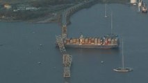 Baltimora, le immagini aeree del ponte crollato