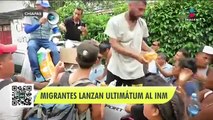 Caravana migrante lanza advertencia a Migración y exige visas humanitarias