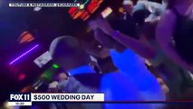 Una pareja de Los Ángeles se hace viral tras gastar 500 dólares el día de su boda, la novia dice sí al vestido de 47 dólares