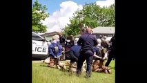 #VIDEO: La policía de Idaho detiene a 31 personas y dice que un grupo de extrema derecha planeó los disturbios en el evento del orgullo.