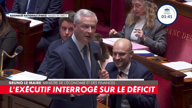 Bruno Le Maire : «Vous devriez être fiers que la France soit l'une des seules nations de la zone Euro à avoir eu une croissance positive en 2023, comme nus nous y étions engagés»