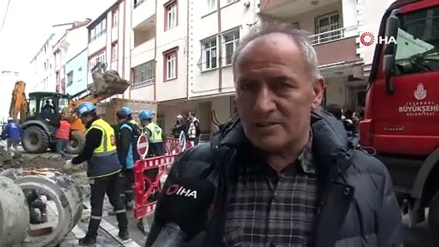 Esenyurt’ta İSKİ çalışması sırasında doğalgaz borusu patladı: 2 daire alev alev yandı