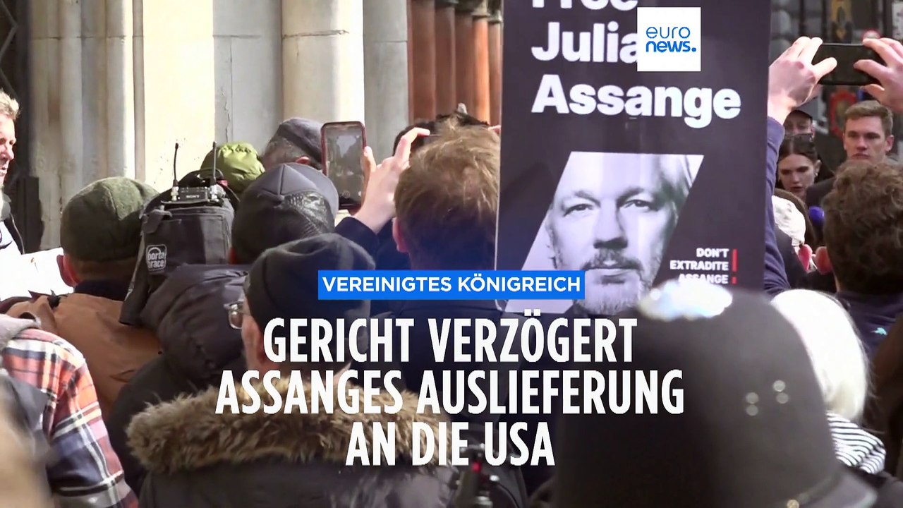 Julian Assange: Vorerst keine Auslieferung an die USA
