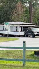 Truck Pulls Mobile Home