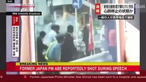 Shinzo Abe, ex primer ministro japonés, supuestamente disparado durante un discurso