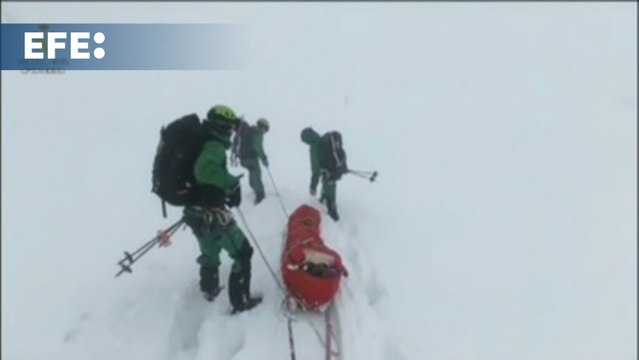 Rescatado un montañero con diversas fracturas tras sufrir una caída en Benasque (Huesca)