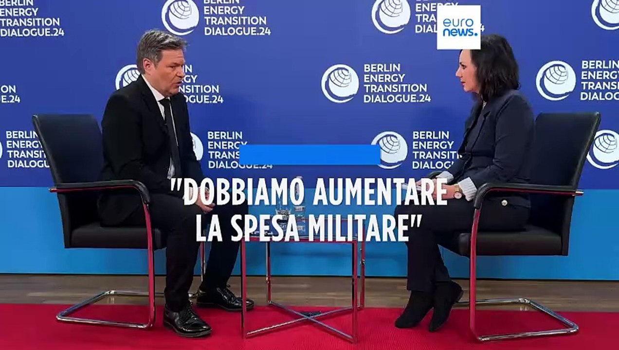Il vice cancelliere tedesco Habeck: "Dobbiamo aumentare le spese per la difesa"
