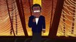Will Smith cachetea a  Chris Rock en los  2022 Oscars pero esta es una animacion estilo South Park