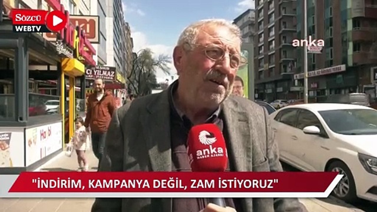 "Promosyon, indirim, kampanya değil zam istiyoruz"