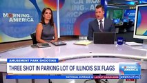 3 heridos en tiroteo en Six Flags de Illinois