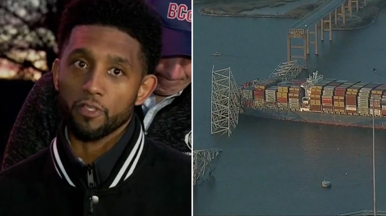 Key Bridge collapse ‘something out of an action movie’, says Baltimore’s mayor