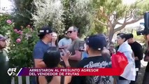 #VIDEO: Arrestan al sujeto que lanzó insultos racistas a un vendedor de frutas en Los Ángeles