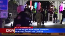 Un tiroteo en Six Flags Great America deja 2 hospitalizados y otro herido