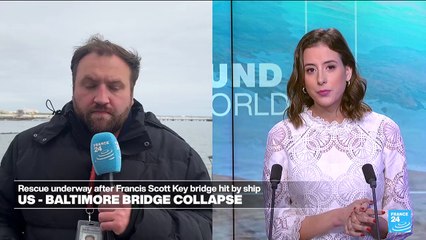 'The only people that were still on the bridge at the time of impact is believed to be a construction crew'