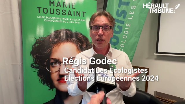 Interview de Régis Godec candidat écologiste aux élections européennes de juin 2024