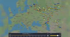 El rastreador de vuelos muestra un aumento de los vuelos que salen de Rusia para esquivar la movilización de Putin