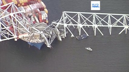 Navio que provocou a queda da maior ponte de Baltimore emitiu um sinal de emergência antes do embate