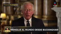 Rey Carlos III da su primer mensaje como rey tras la muerte de Isabel II