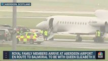 Los miembros de la realeza acuden a Escocia para estar junto a la cama de la Reina Isabel II