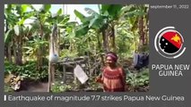 Un fuerte terremoto de magnitud 7,7 sacude Papúa, Nueva Guinea
