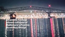 Dramatic footage shows COLLAPSE of Baltimore’s Francis Scott Key Bridge