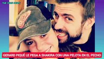 Gerard Piqué Le Pega A Shakira Con Una Pelota