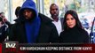 Kim Kardashian no interviene para ayudar a Kanye durante un aparente episodio de salud mental