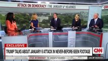 Vea cómo Trump habla del atentado del 6 de enero en unas imágenes nunca vistas