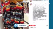 Beatriz Gutiérrez Müller acusa a Ralph Lauren de plagiar diseños de sarapes mexicanos