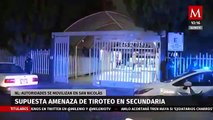 Circula amenaza de tiroteo en secundaria de San Nicolás, NL