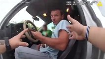 #VIDEO: '¡Ese no es mi padre!': Las imágenes de la cámara corporal muestran al ladrón de coches que robó un todoterreno con dos niños