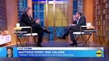 Matthew Perry habla de su adicción y recuperación en 'GMA'