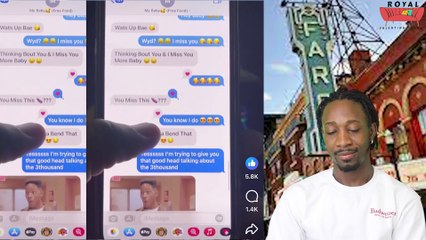 He Went Thru Her Phone To Find Her Texting Another Guy.