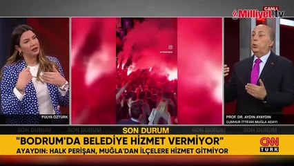 Muğla adayı Ayaydın CNN Türk'te: Hem sahada hem anketlerde öndeyiz
