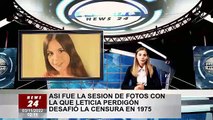 Sesión de fotos con la que Leticia Perdigón desafió la censura en 1975