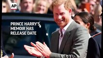 Las memorias del príncipe Harry ya tienen fecha de publicación